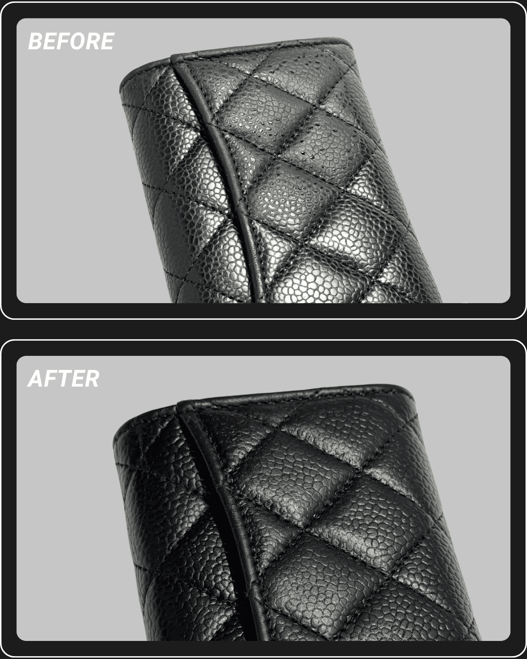 Chanel Caviar Card Wallet Dyeing