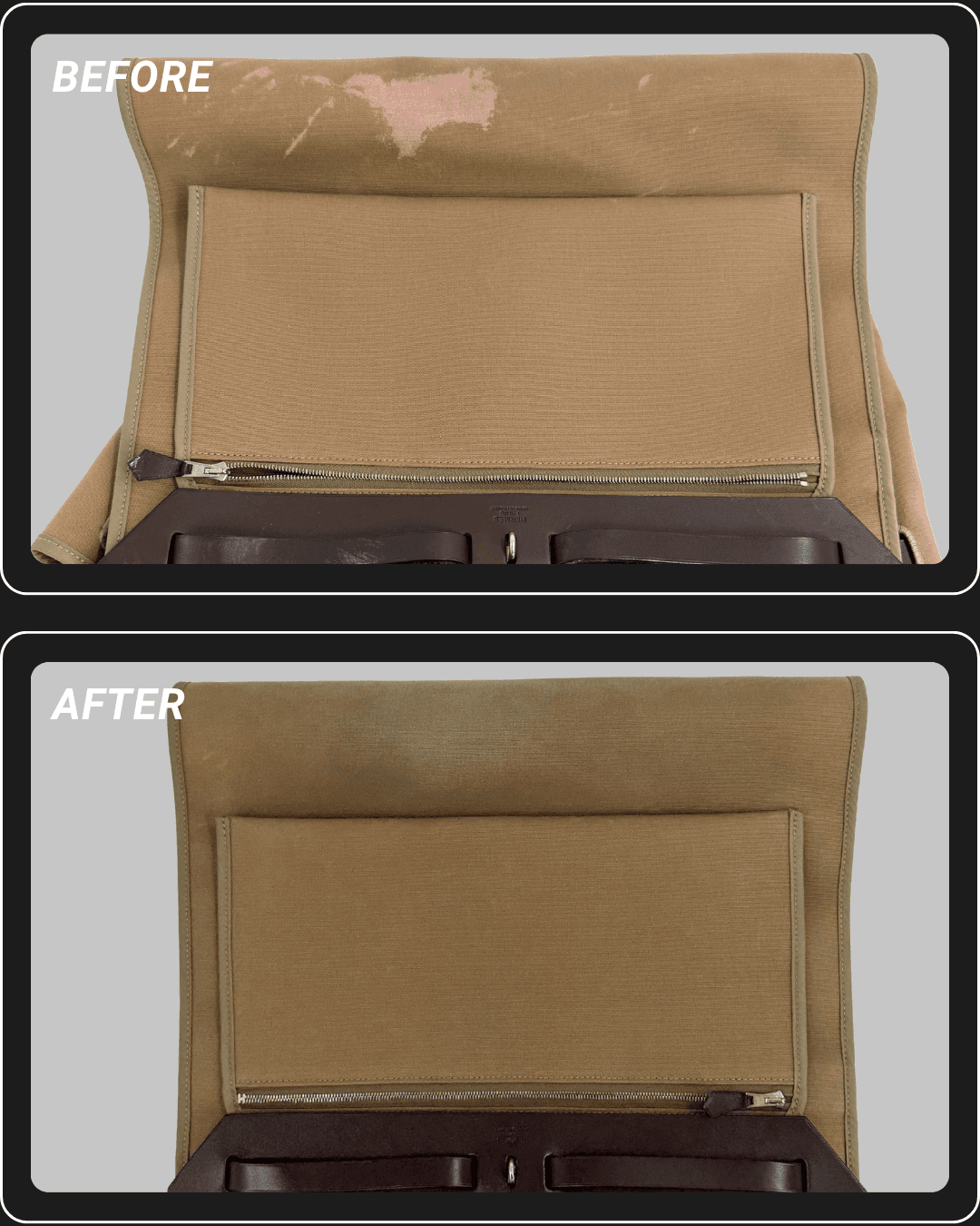 Hermès Herbag Special Cleaning & Dyeing